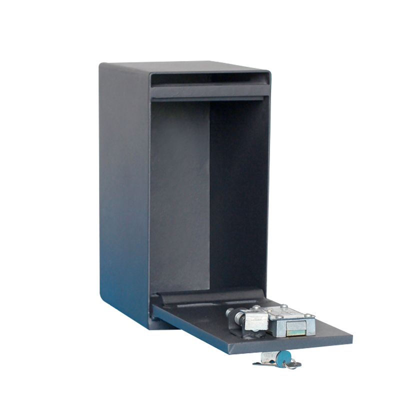 Manual Safe Deposit Box Cash Deposit Safe, Commerical Anti Thief Undercounter Coin Money Drop Box Depository Safe/