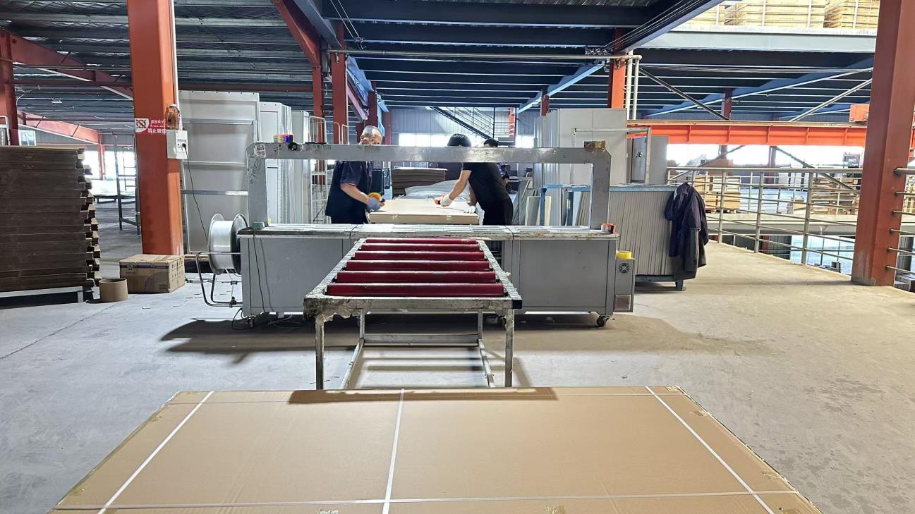 Final packaging and export preparation for security safes