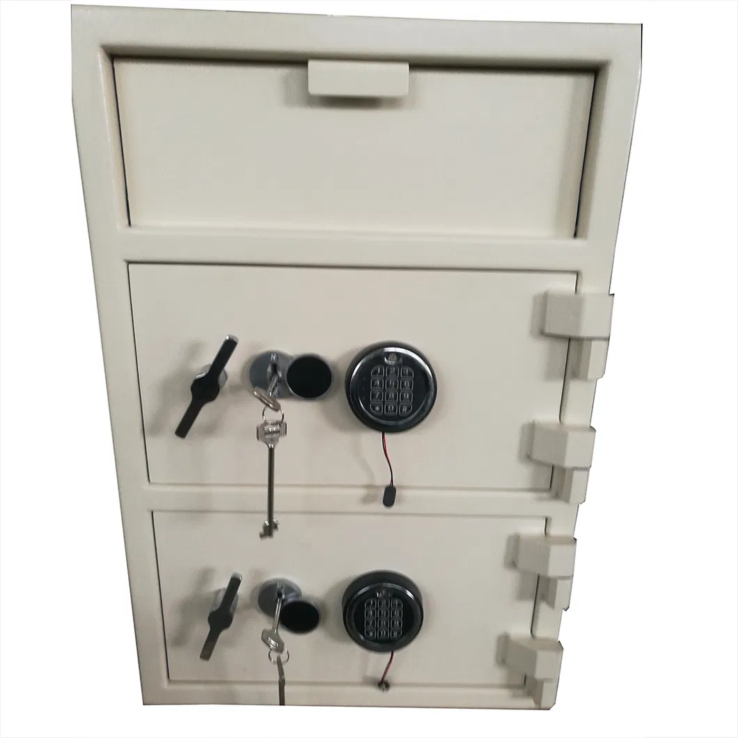 Double Door Depository Safe Front View