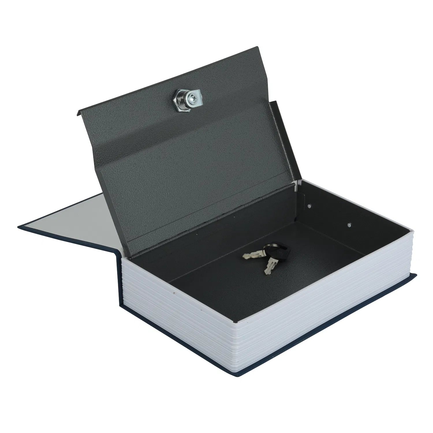 Book Dictionary Size Hidden Inside Steel Box Keep Jewelry Cash Watch Security Key Lock Book Safe