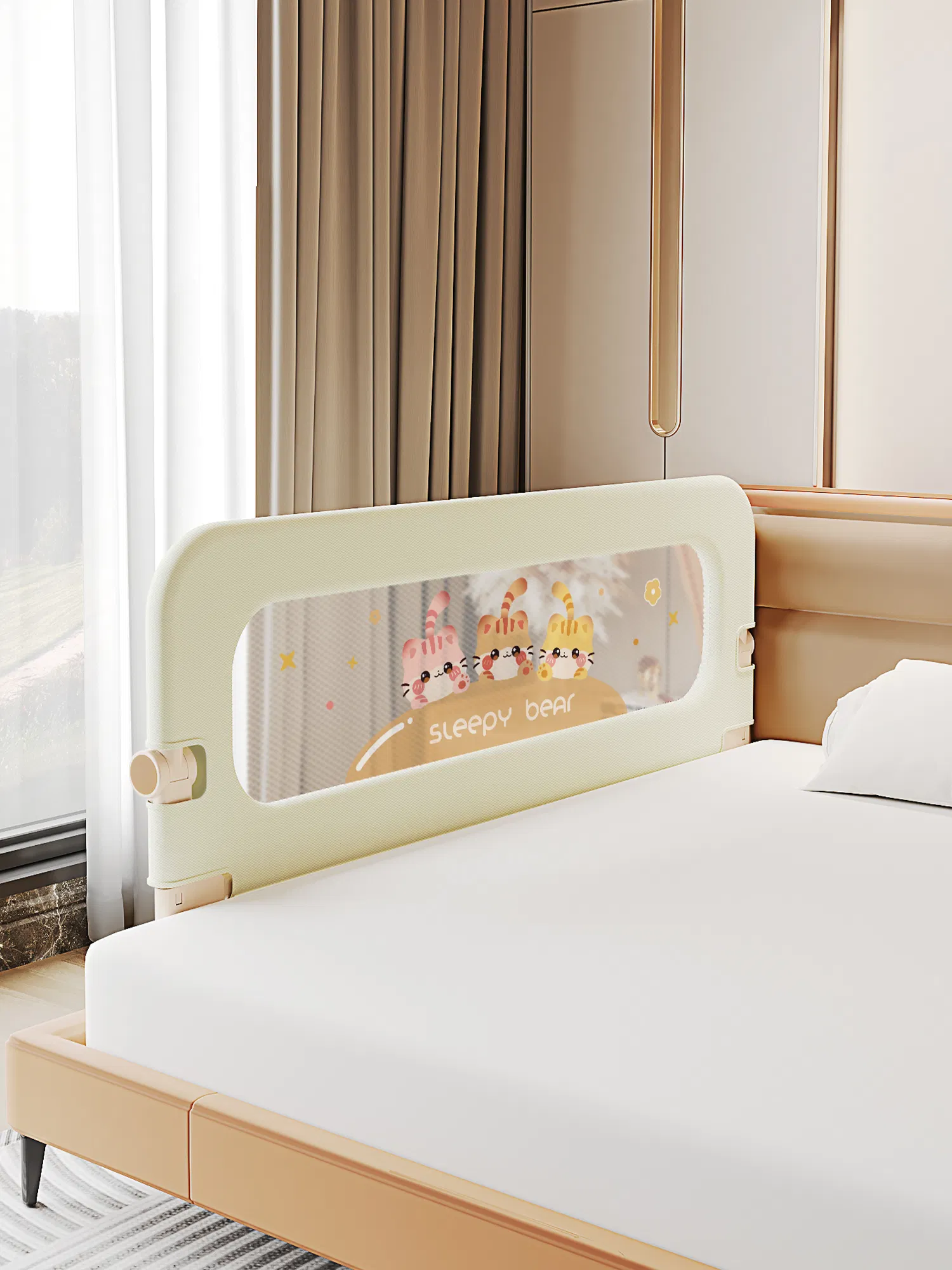 Infant Bed Guard Safe and Secure with Custom Size Options