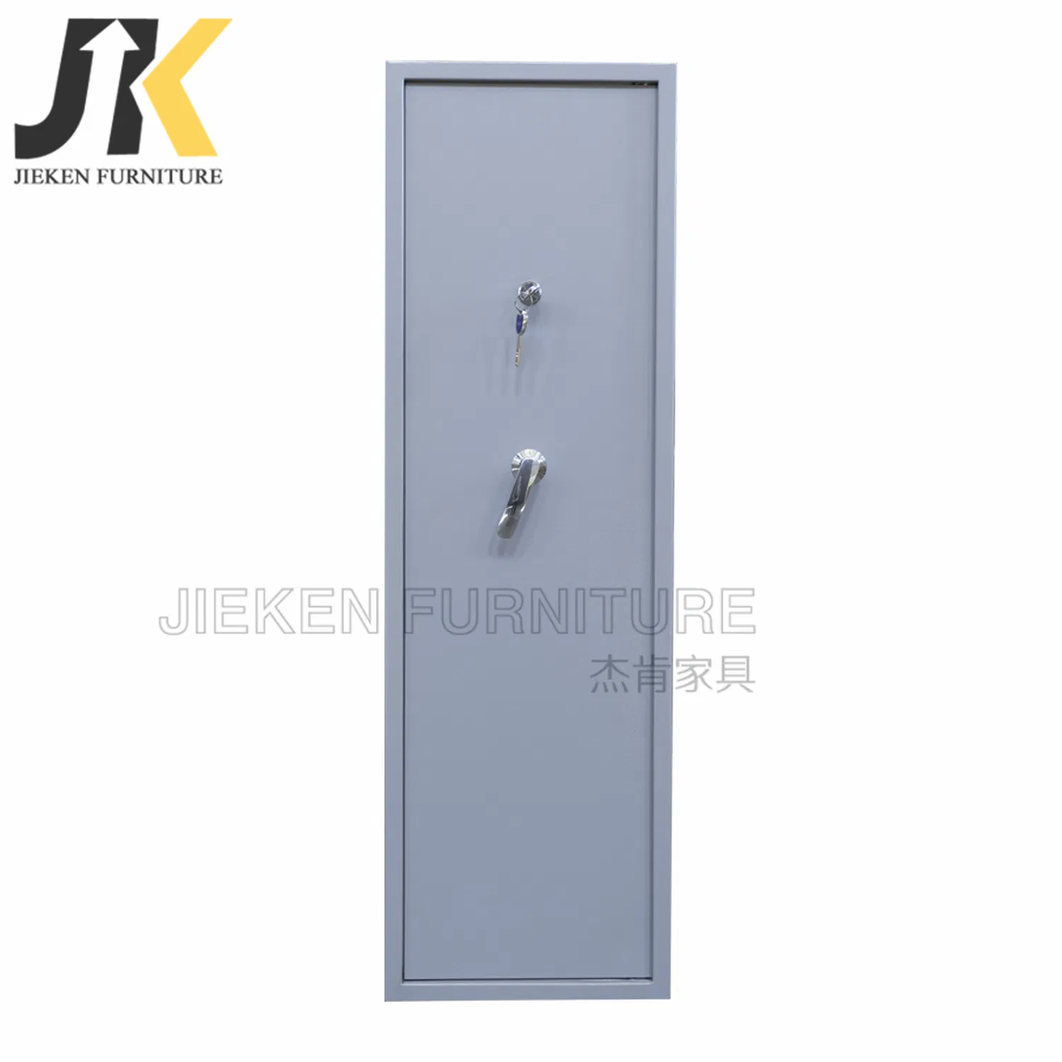 Wall Mounted Concealed Rifle Cabinet Fireproof Fingerprint Gun Safe