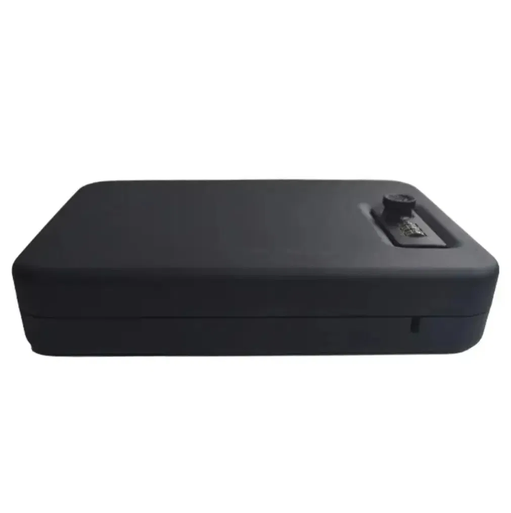 Gun Safe with Anti-Theft Function, Portable Lock Quick Access Box for Guns and Valuables, Gun Lock Box for Home Nightstand Car