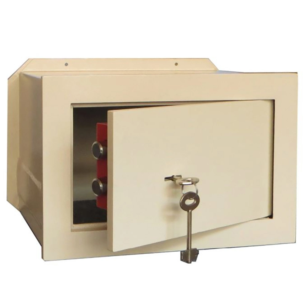 China Factory Hidden in-Wall Safe with Double Bit Key Lock