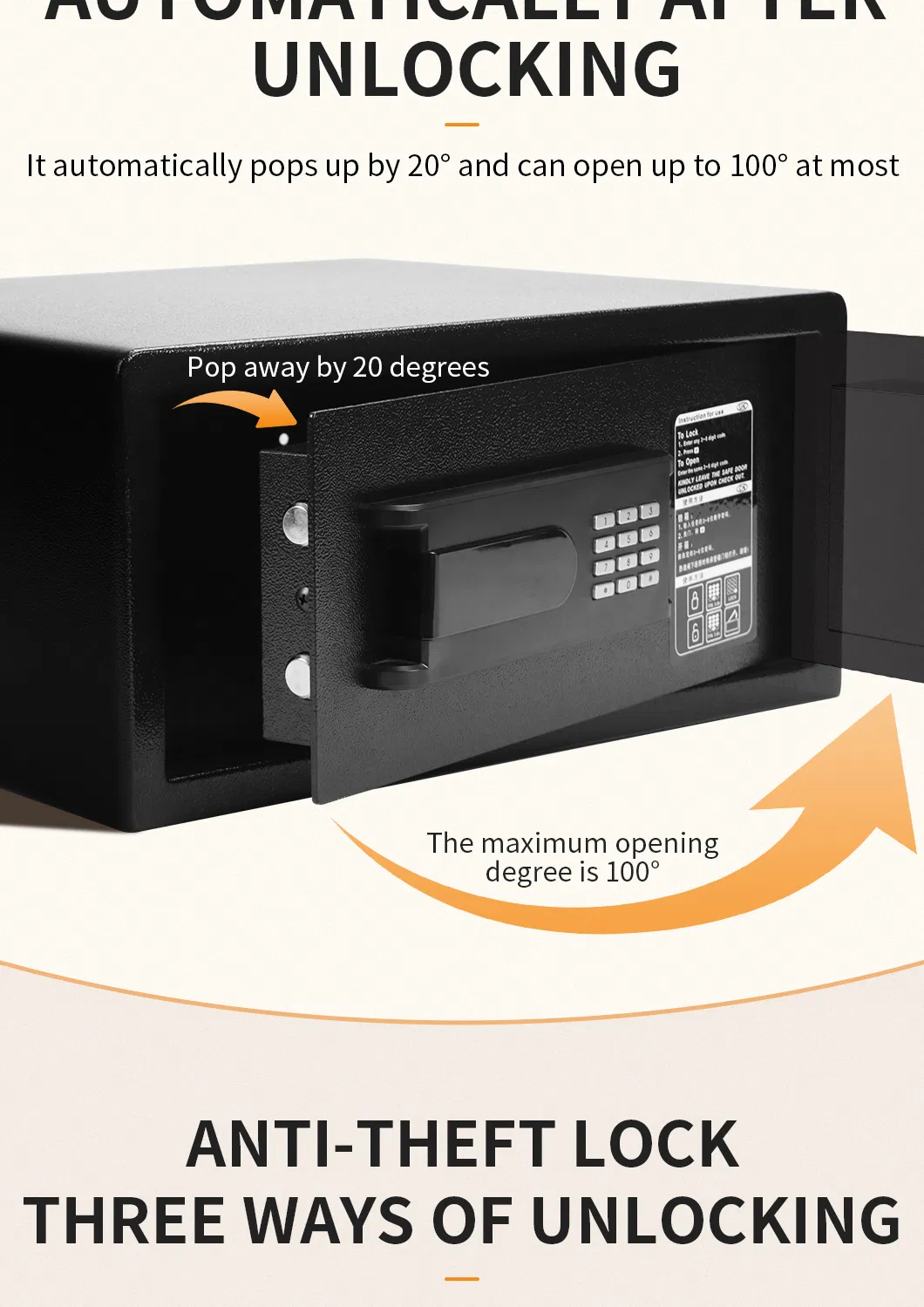 Secure Fireproof Safe Box 3