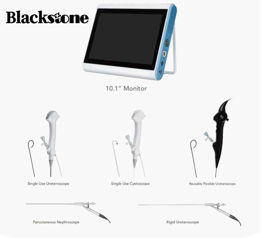 Digital Video Ureteroscope Single Use Flexible Ureteroscope