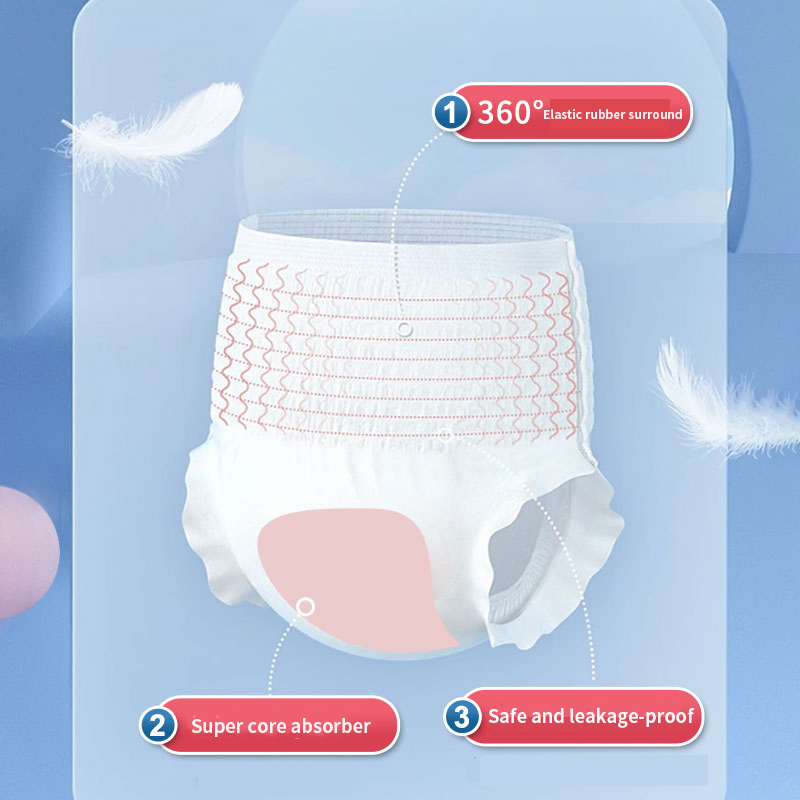 Adult Girls Diaper Disposable Menstruation Panties Female Periods Diapers Lady Menstrual Period Pants Pants for Cycle