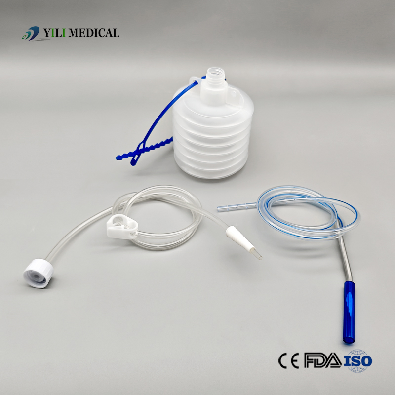Medical PVC 400cc Surgical Abdominal Drain Disposables Wound Drainage Reservoir System Bag Hollow
