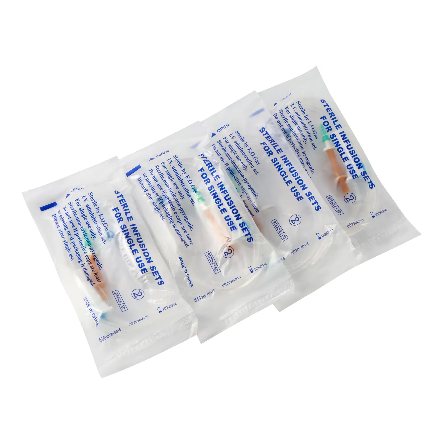 Precision Burette Infusion Set with Extended Tubing for Medical Use