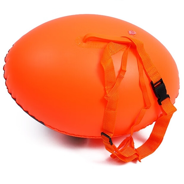 Swimming Float Rugby Ball Type Double Air Bladder Swimming Aid