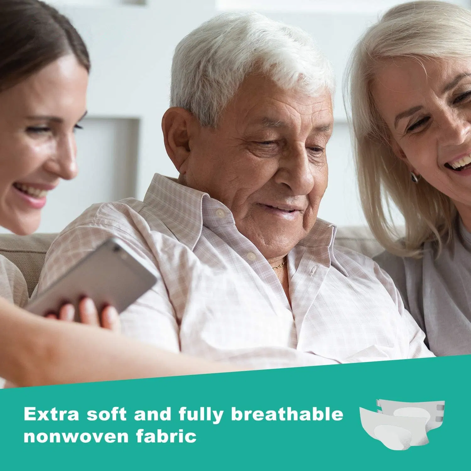 High Quality Adult Geriatric Diapers for Elder Unisex Factory Price Premium Disposable Adult Pull up Pants