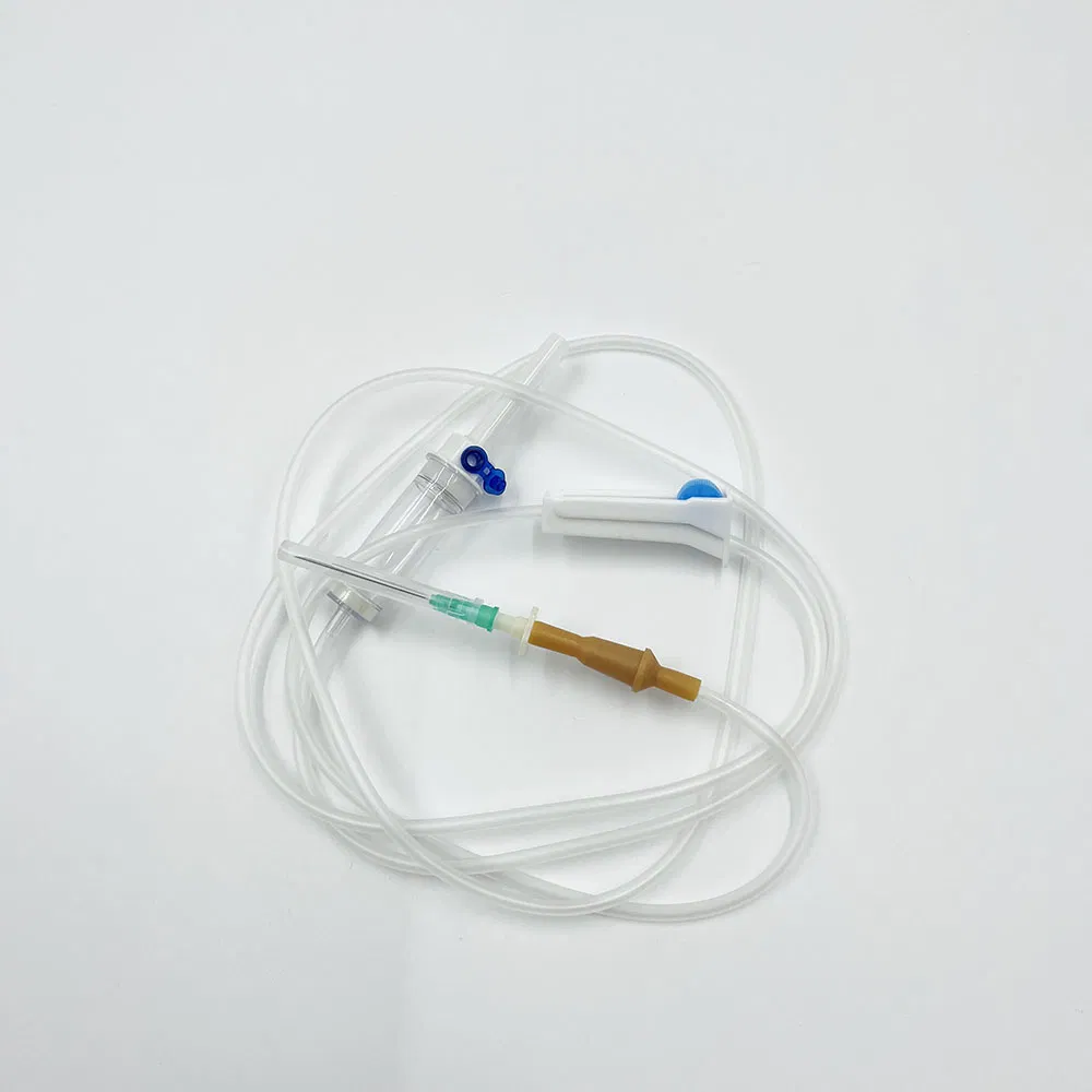 Precision Burette Infusion Set with Extended Tubing for Medical Use