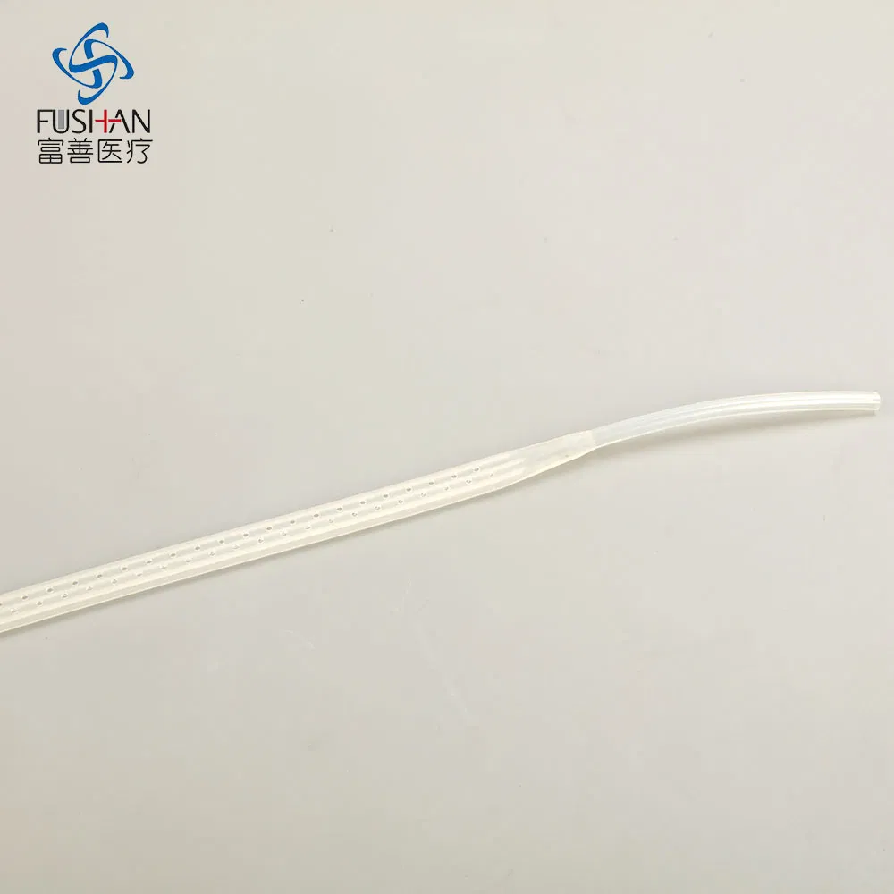 Medicl Supplies Flat Fluted Smooth Surgical Tubing Portable Drainage System with Radiopaque Line Width 8mm 11mm