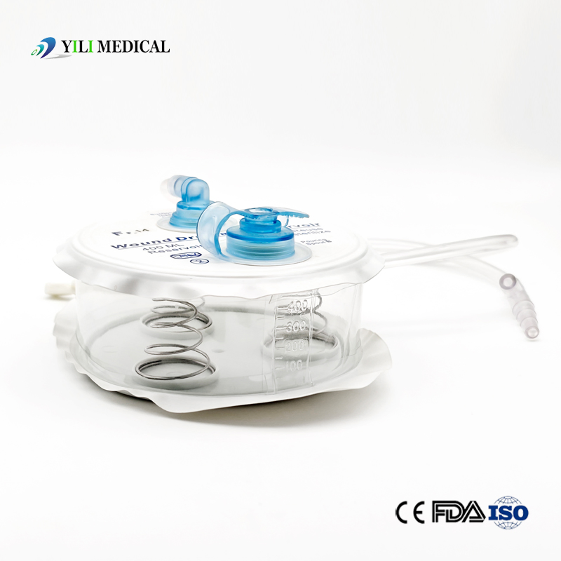 China Yili Medical Supplier Surgical Spring Style Disposables Closed Wound Drainage System for Neurosurgery