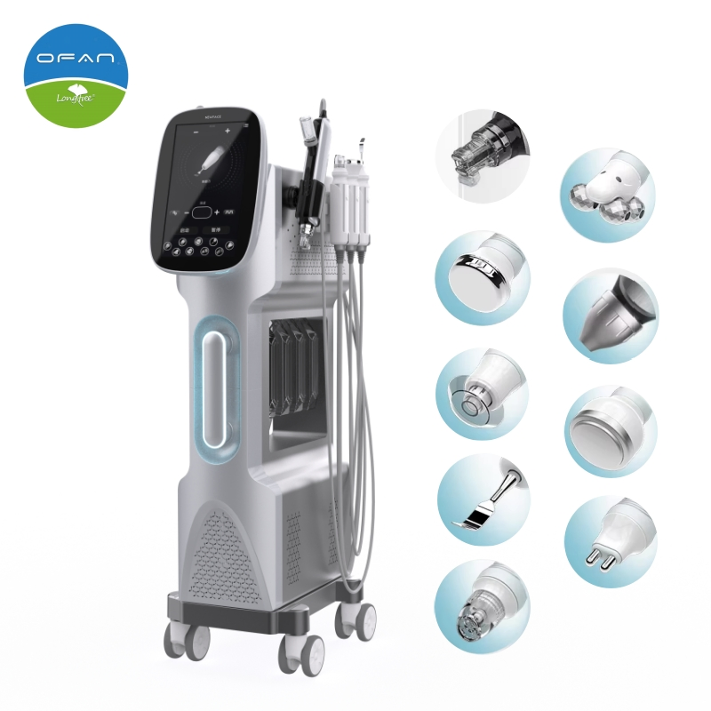 Ofan Oxygen Jet Deep Clearsing Hydrogen Oxygen Therapy Multifunctional Facial Equipment