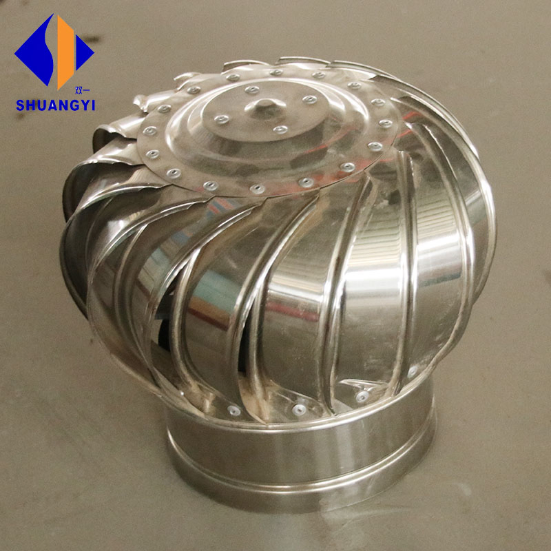 Automatic Turbine Vents Stainless Steel Exhaust Ventilation Fan System