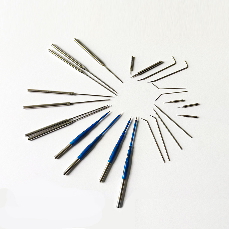 Minimally Invasive Tungsten Needle 10 Micron Tip Beveled Shape with Minimal Scarring