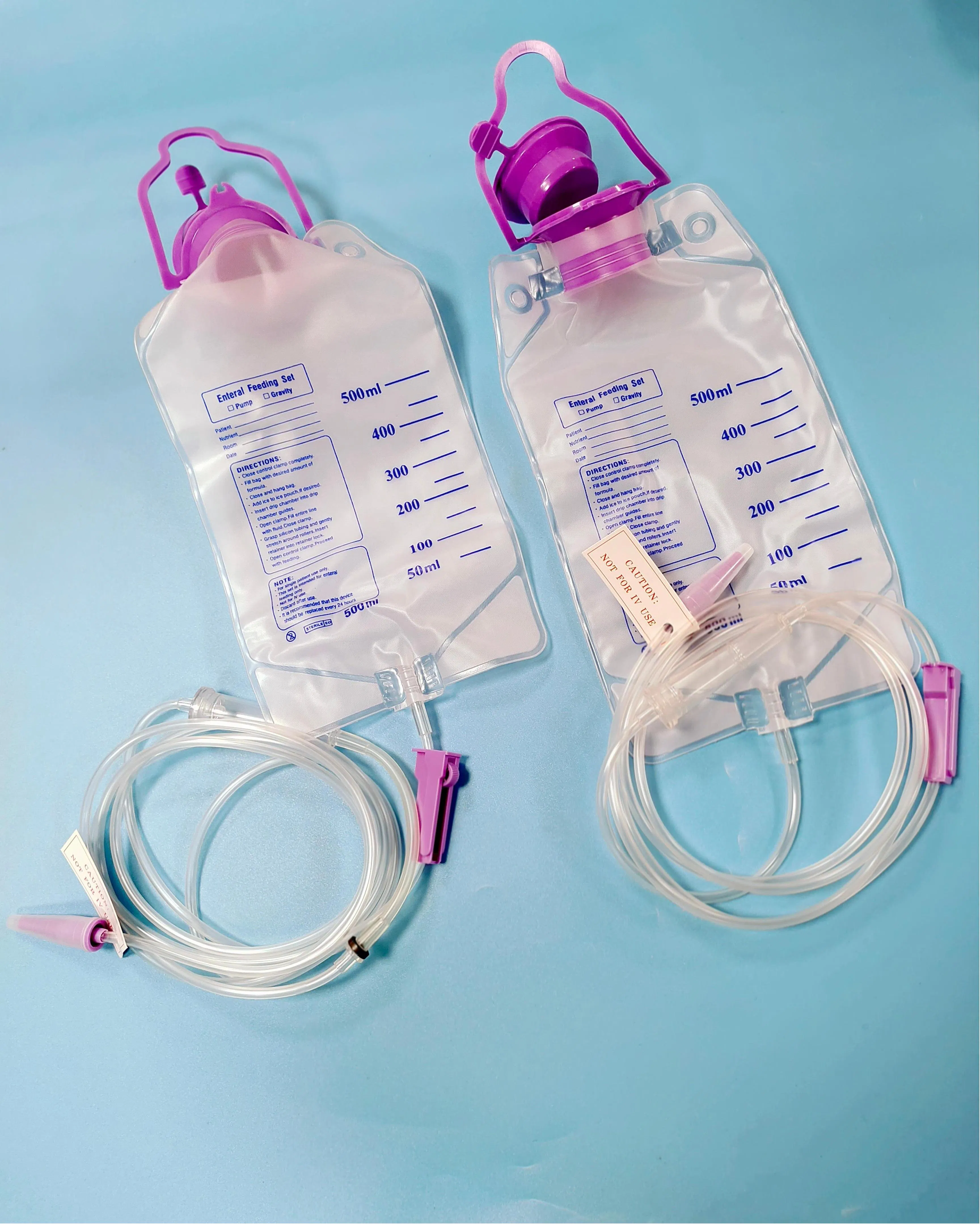 Advanced Medical Nutrition Pump with Disposable Enteral Feeding Bags