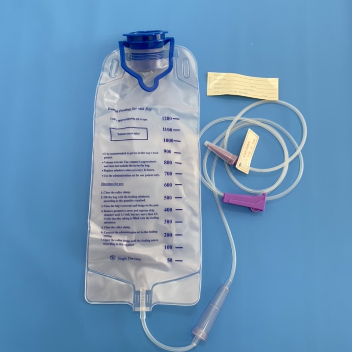 Factory Price Wholesale Yu Yang Ruiqi Enteral Sterile Feeding Bag for Nutrition