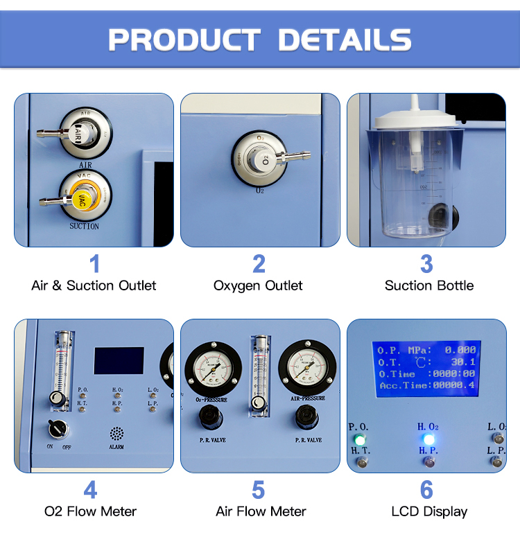 Hospital Equipment High Performance Stephan Staxel 3.5 O2 Air Supply System
