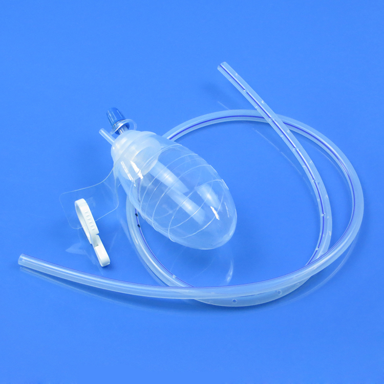 Disposable Silicone Closed Wound Drainage System Kit, Jackson Pratt Drain CE, ISO 13485 Hemovac Wound Drainage System with Trocar