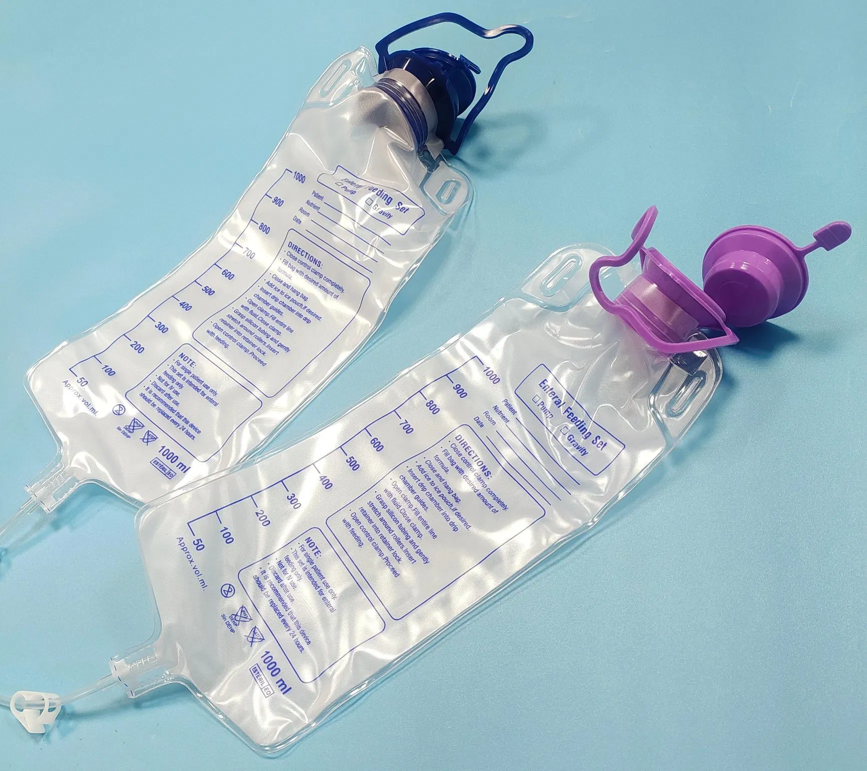 High-Performance Medical Pump System with Sturdy PVC Nutrition Bag