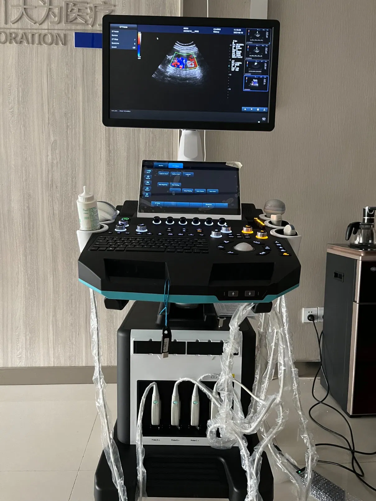 Dw-T50 Dual-Screen Cart-Based Color Doppler Ultrasound Diagnostic System with 4D Imaging