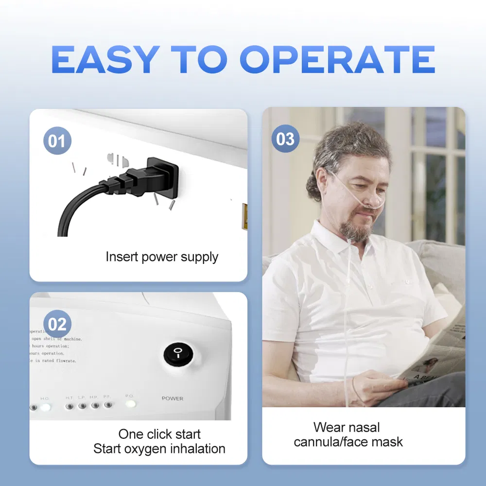 10 Liters Medical Grade Oxygen-Concentrator Factory Price Health Physical Therapy Equipments