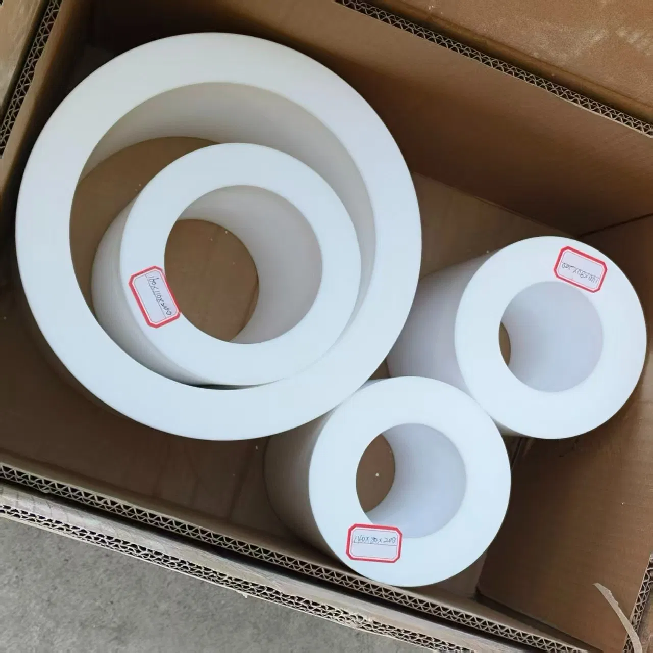 High-Performance White or Black PTFE Tubing for Industrial Fluid Transfer Needs