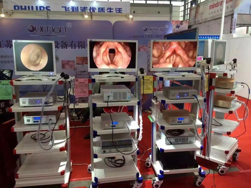 Ouman Mobile Metal Trolley for Endoscopy Surgical Instruments