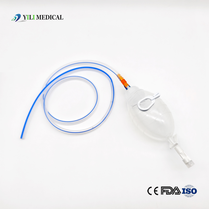 Cross Valve Urine Bag 400ml+Medical Cross Groove, Flat Groove Silicone Tube+Surgical 100ml, 200ml 400ml Wound Drainage System