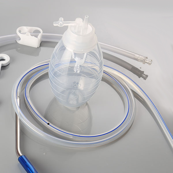 Closed Wound Drainage System with Silicone or PVC Tube 100ml 200ml 400ml