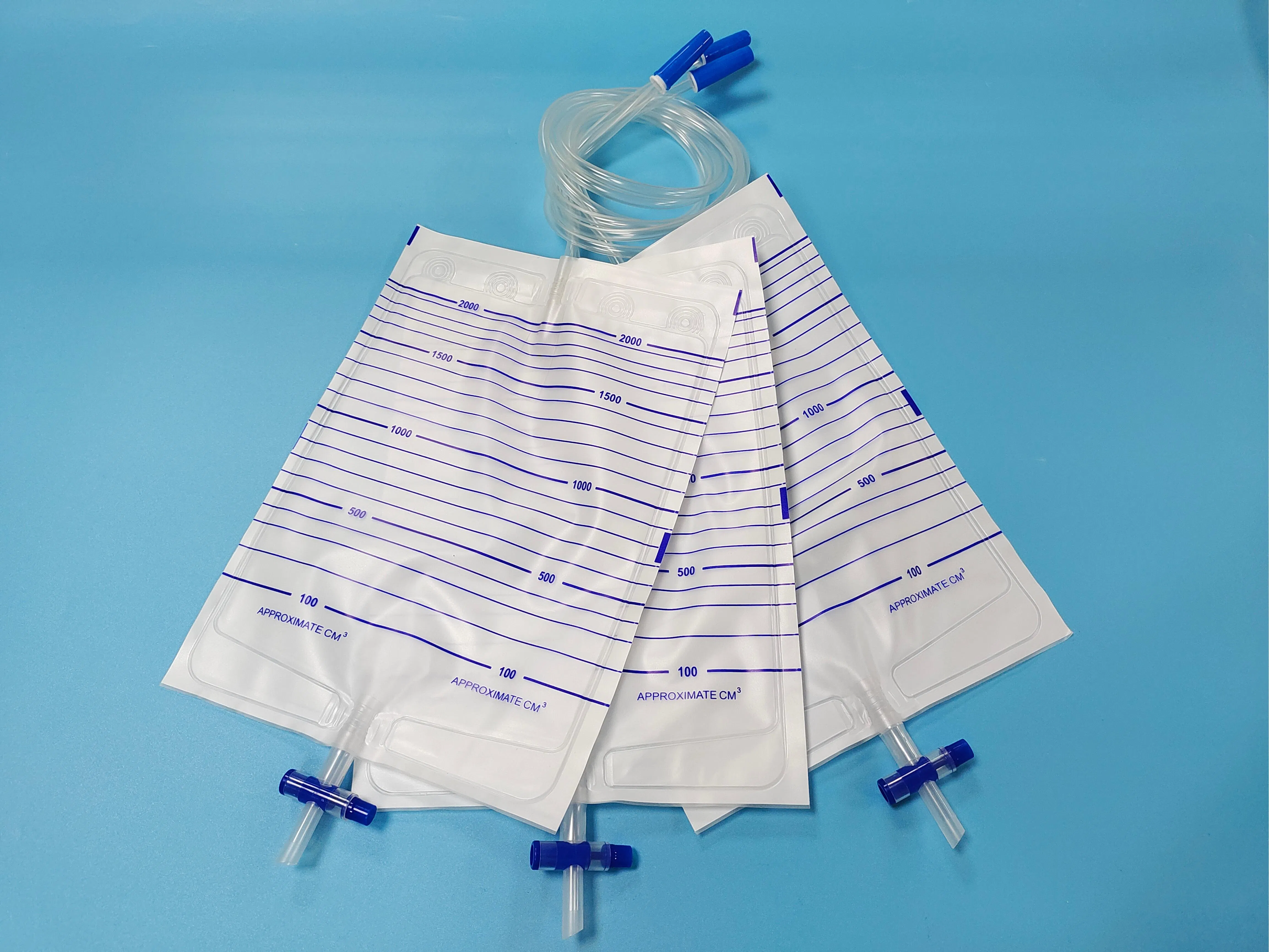 Premium 2L Hospital Urine Collection Bag - PVC-Free Solution