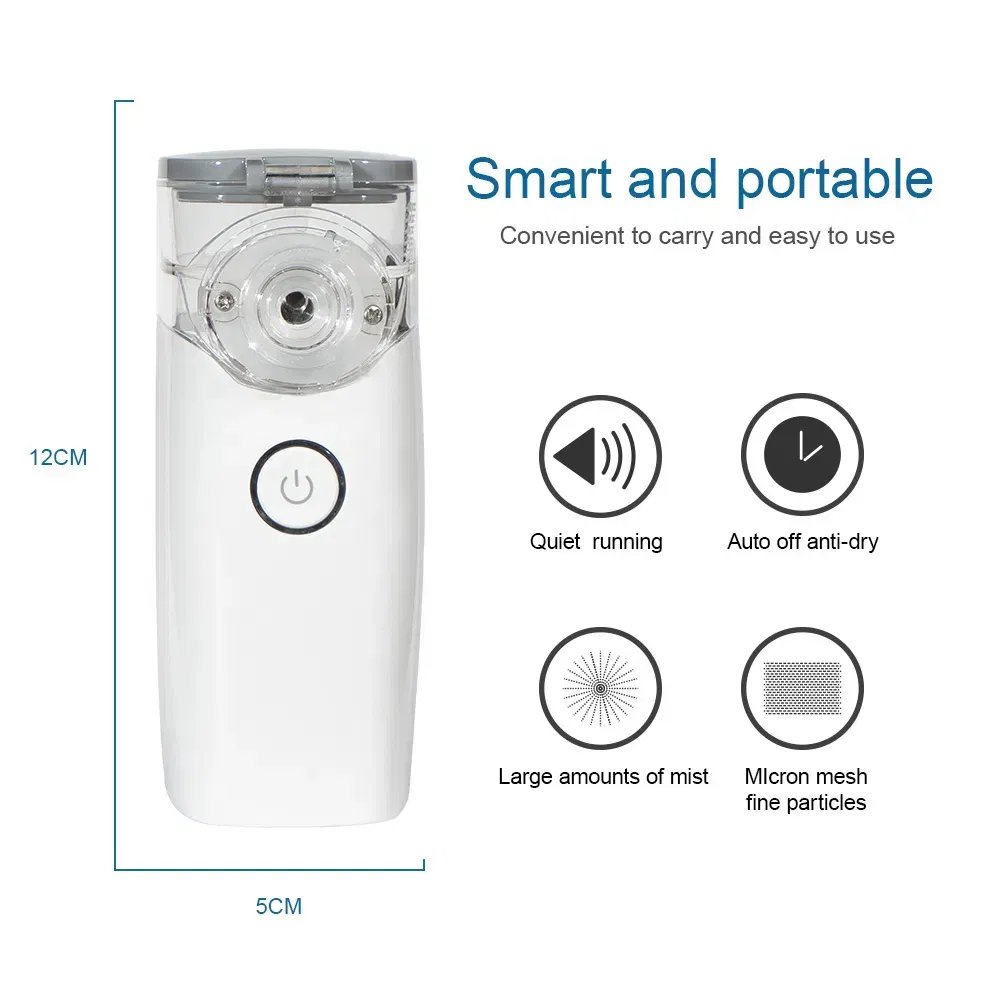Advanced Mesh Nebulizer System Portable Ultrasonic Device for Efficient Aerosol Therapy at Home