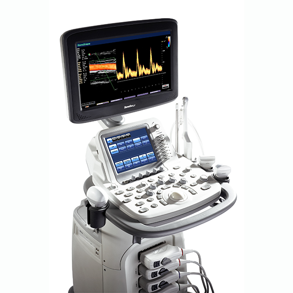Hospital Medical Equipment Sonoscape S20 Mobile Trolley Color Doppler Machine