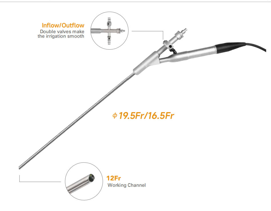 Digital Video Ureteroscope Single Use Flexible Ureteroscope
