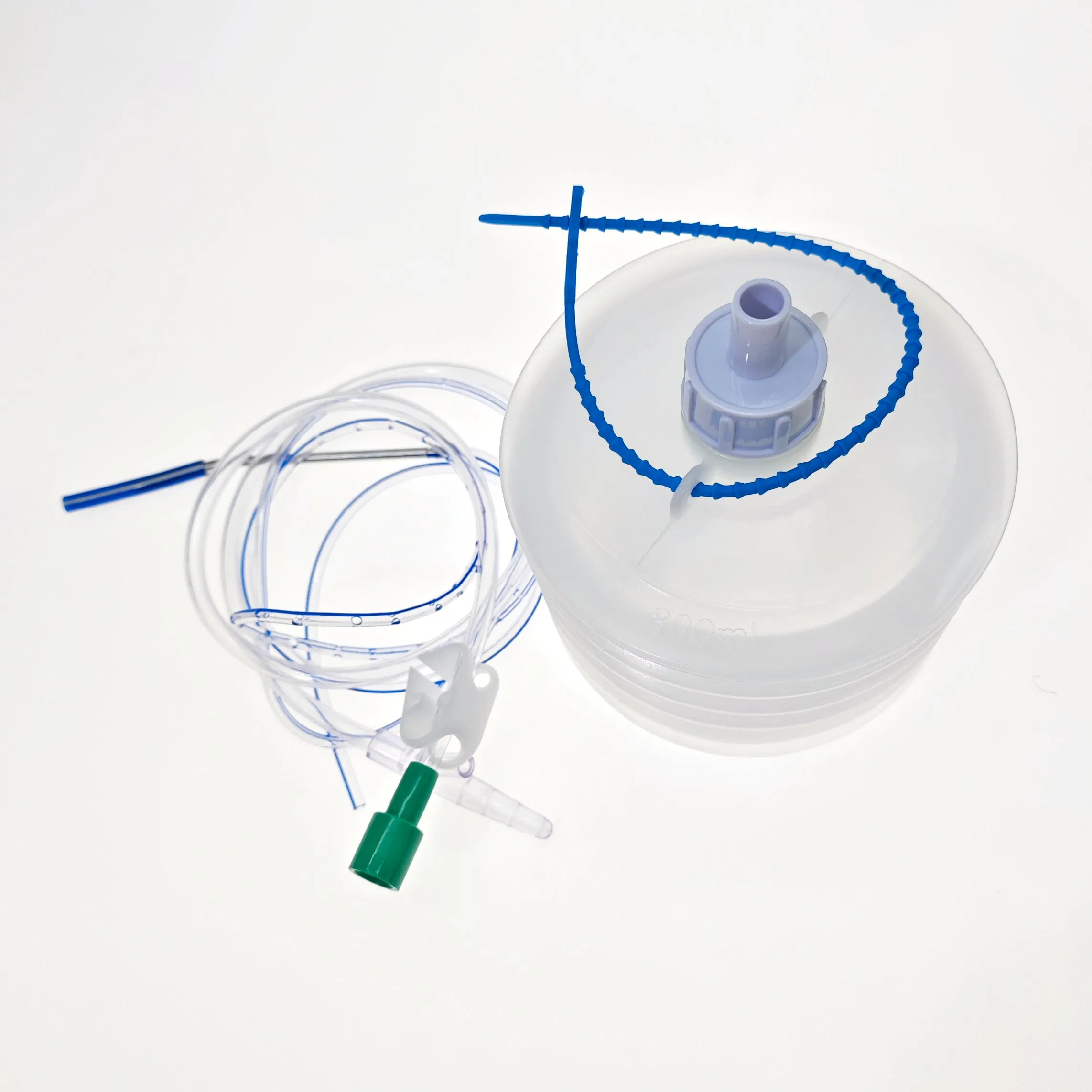 Good Quality Wound Drainage System in 100ml 200ml 400ml Sizes with 3 Springs with CE ISO