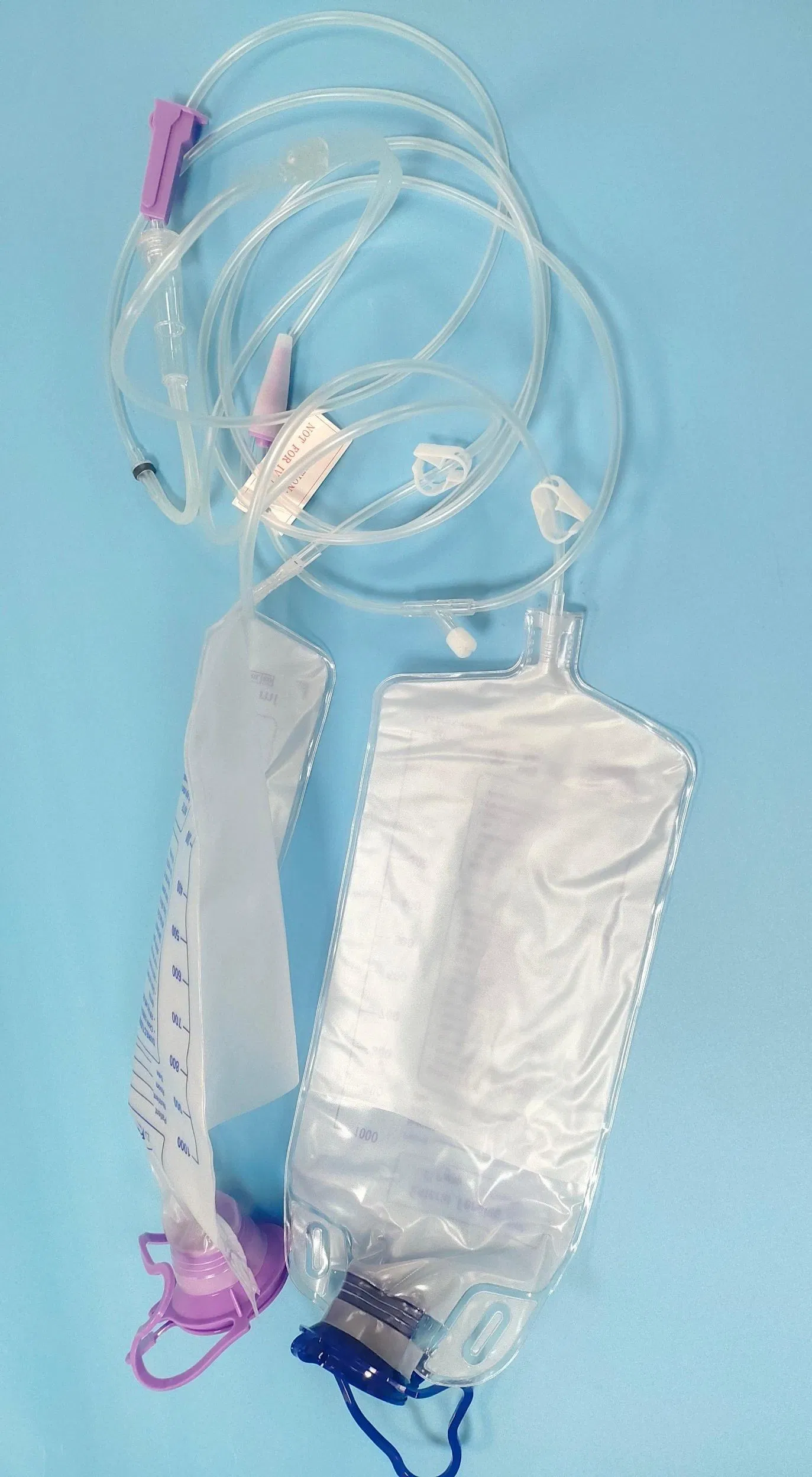 Premium Enteral Feeding Set with 1000ml Anti-Reflux Bag