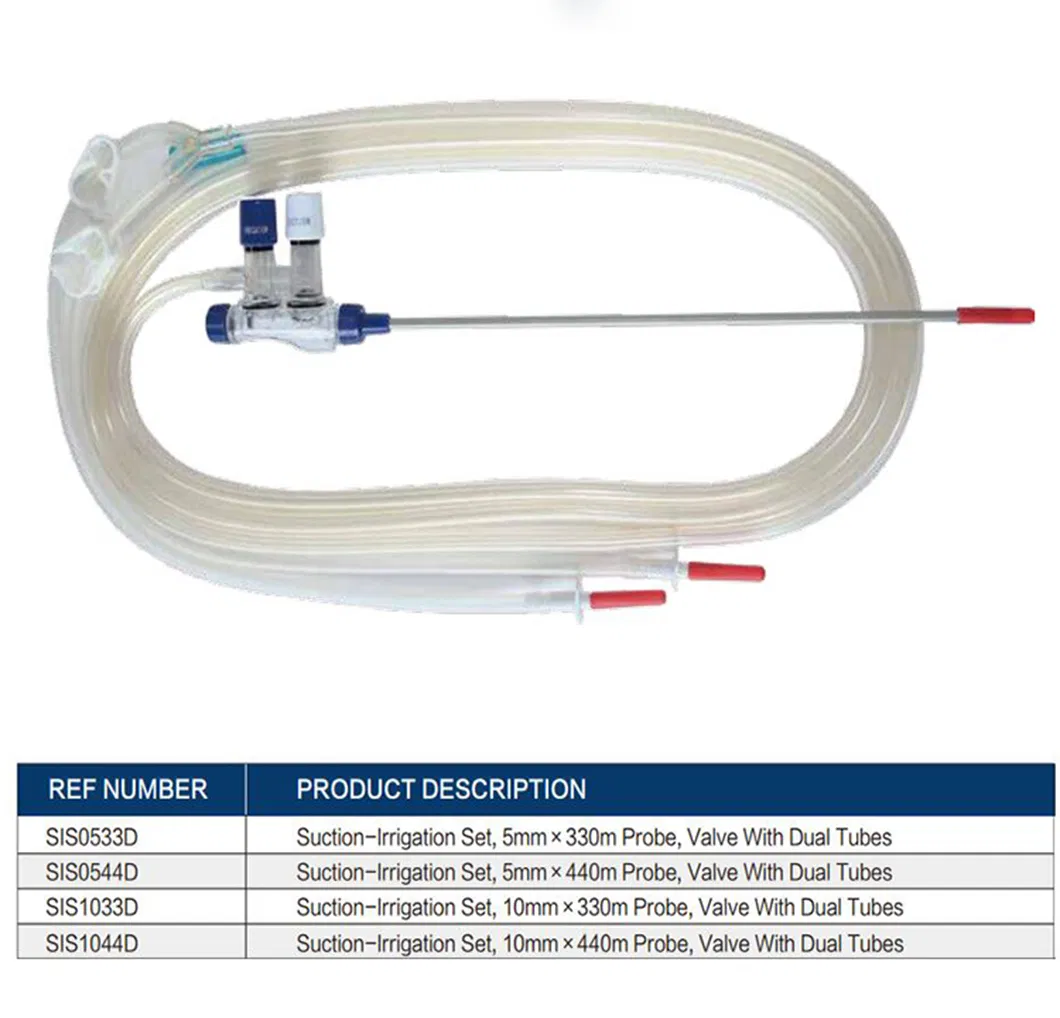 Single Use for Laparascopic Surgery Disposable Suction and Irrigation Tube System