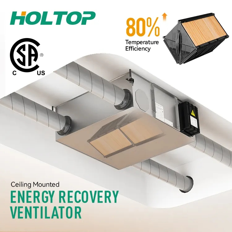 Home Central Energy Recovery Ventilation System Comfort Fresh Air Ervs Mvhrs
