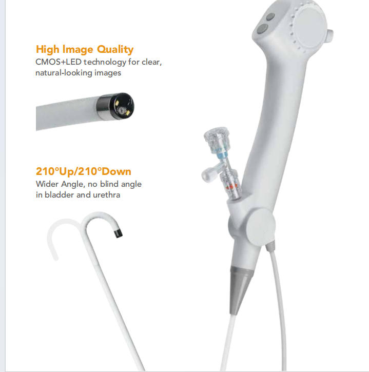 High Quality Urology Single-Use Flexible Video Ureteroscope Disposable Ureteroscope