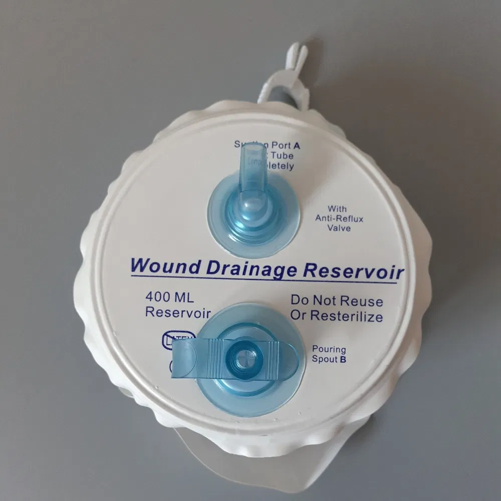 Closed Wound Drainage System with Silicone or PVC Tube 100ml 200ml 400ml