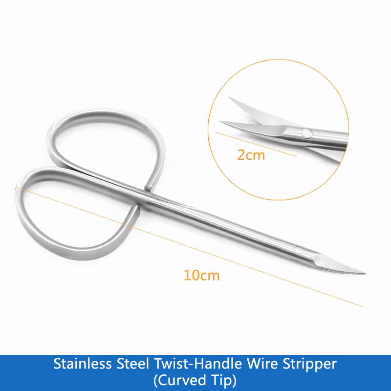 Durable Butterfly-Wing Twist-Handle Surgical Scissors for Dissection Tasks