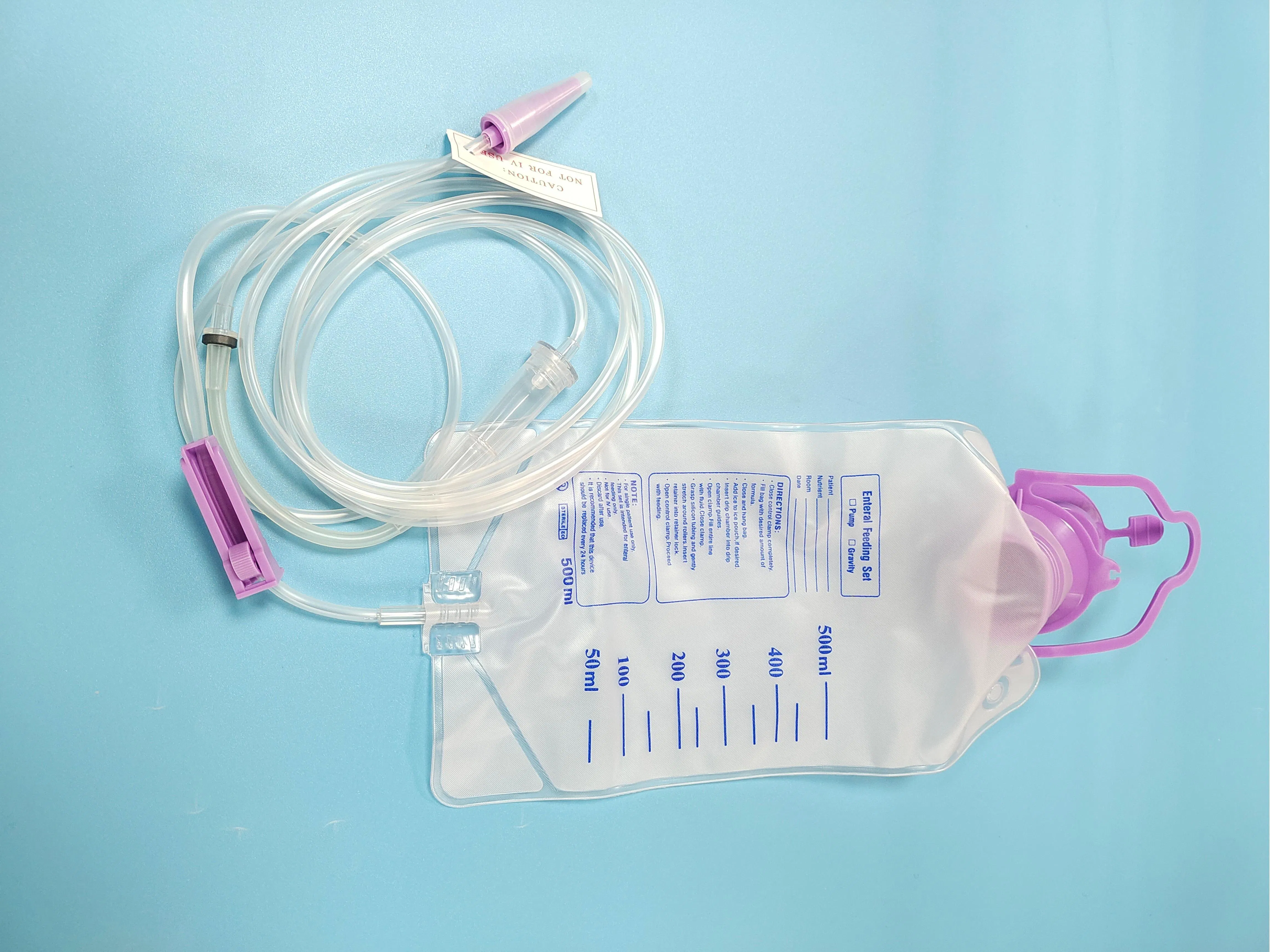 Advanced Medical Nutrition Pump with Disposable Enteral Feeding Bags
