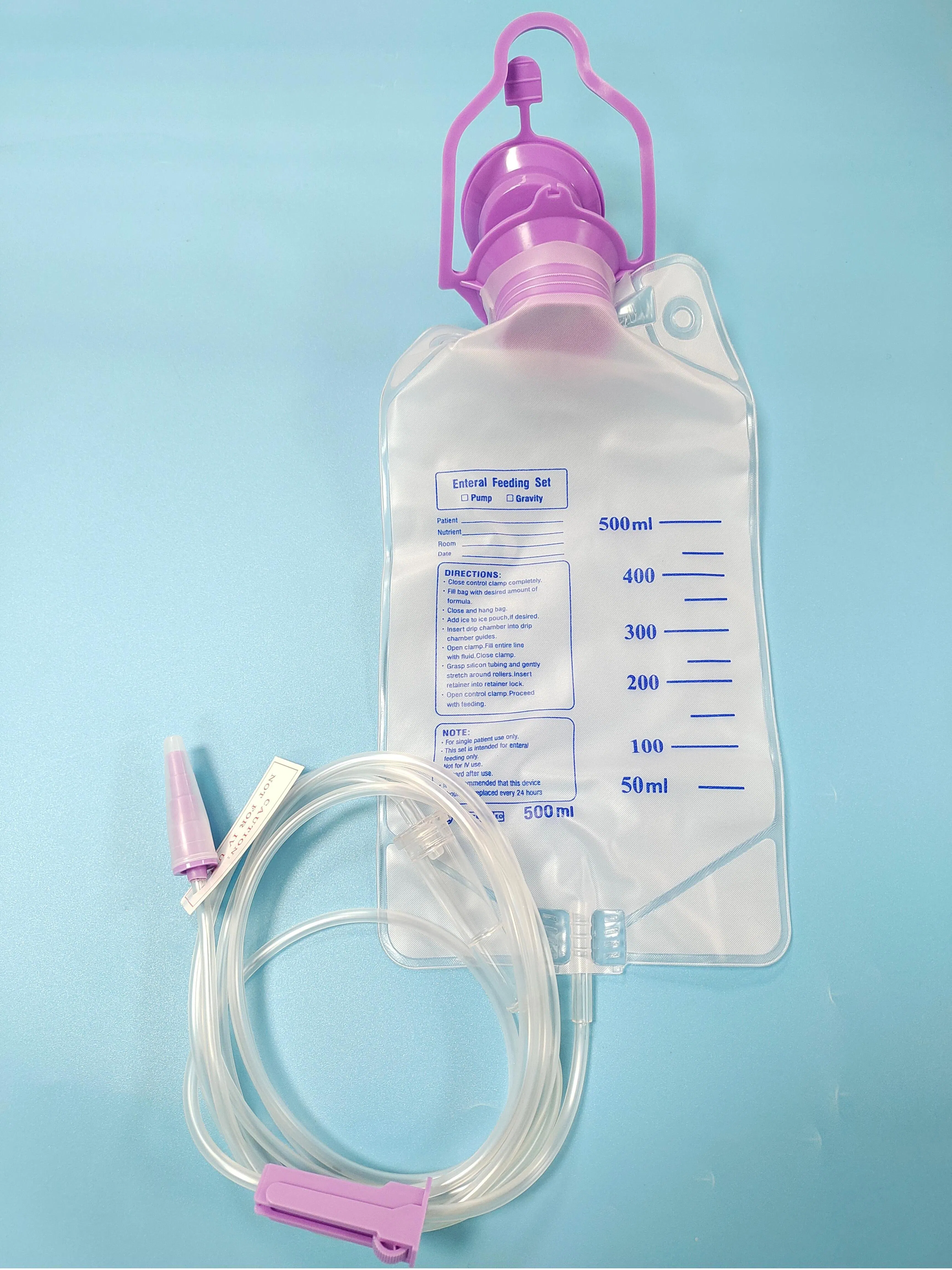 Premium Gravity Enteral Nutrition Bag for Patient Wellness