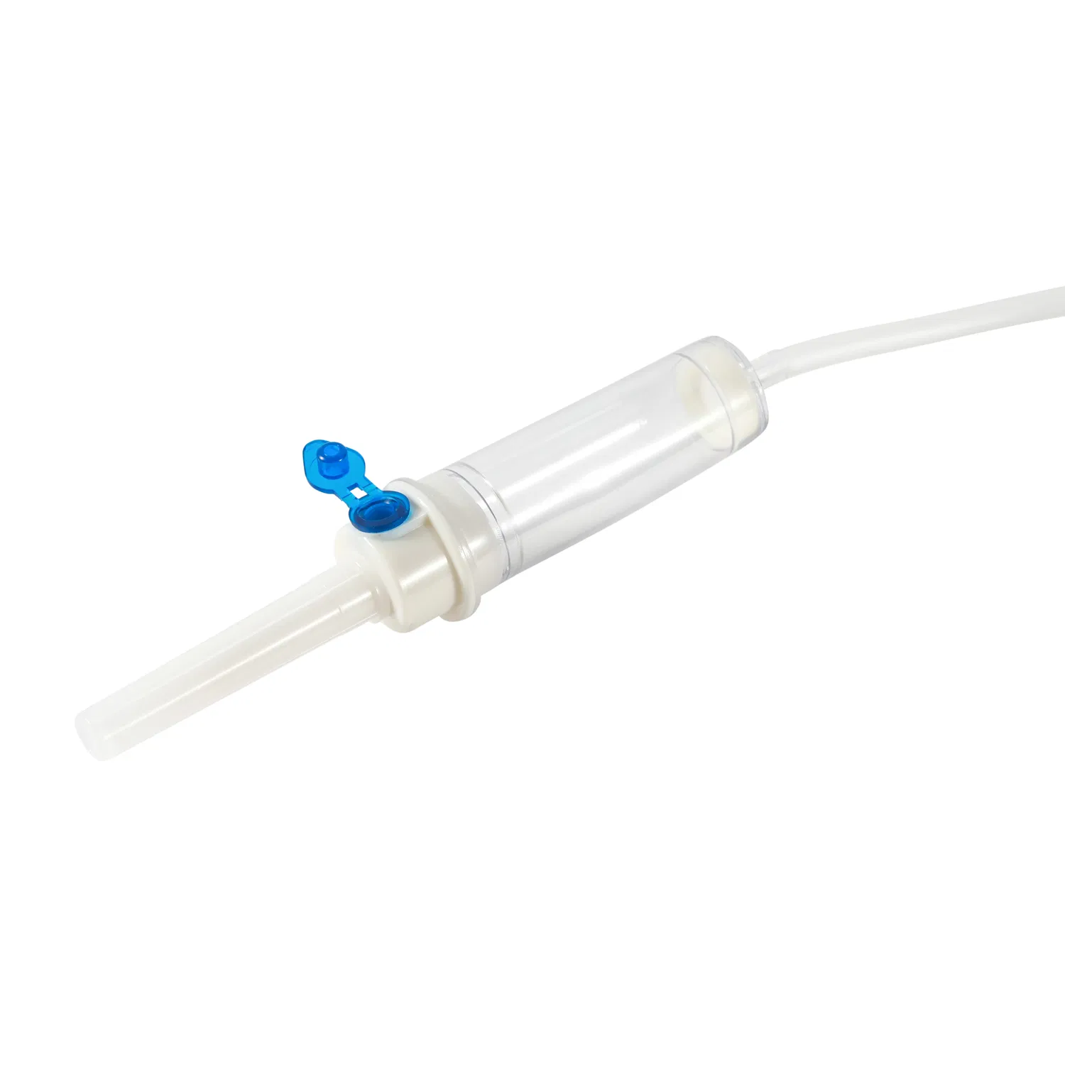 Precision Burette Infusion Set with Extended Tubing for Medical Use