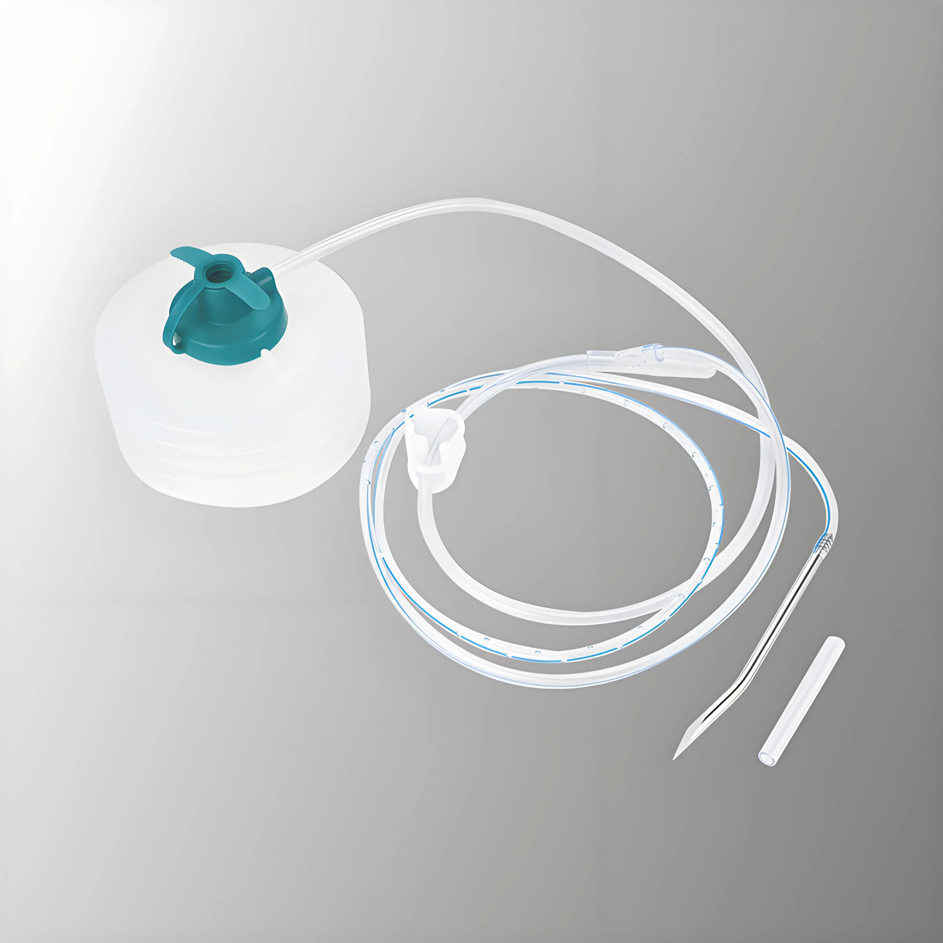 Disposable PVC/Silicone Closed Wound Drainage System (Hollow)