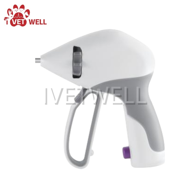 Straight Jaw Pistol Vessel Sealer and Divider for Animal Surgery