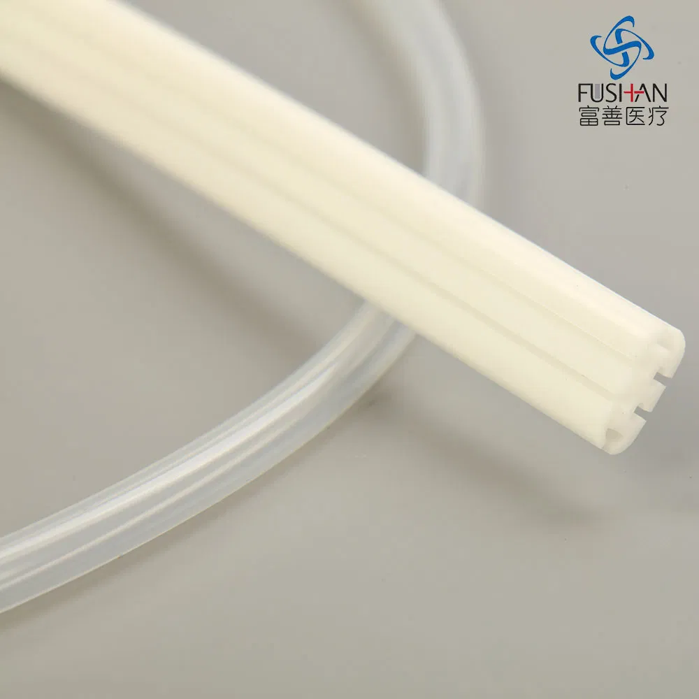 Medicl Supplies Flat Fluted Smooth Surgical Tubing Portable Drainage System with Radiopaque Line Width 8mm 11mm