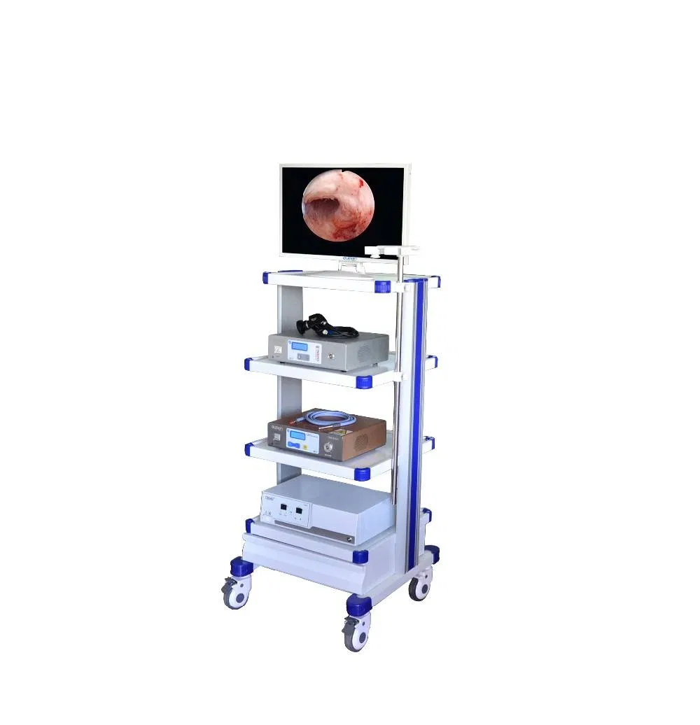 Ouman Om-Tce Colposcope Hysteroscope Metal Trolley Cart